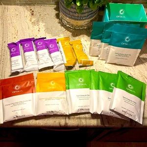 Optavia a Mixture of 14 & 1 Free for a total of 15 fuelings. Exp dates below